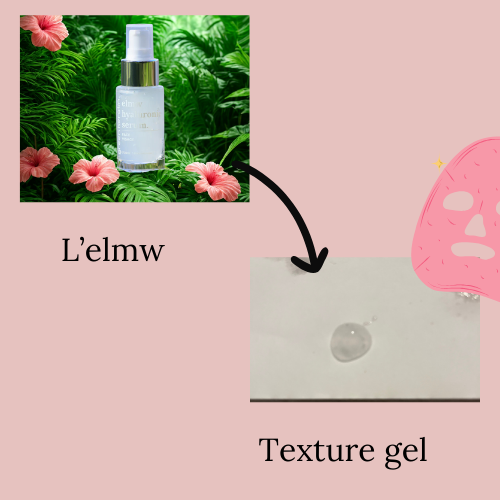 ElmW Green Keratin, sérum hydratant en texture gel à l’acide hyaluronique