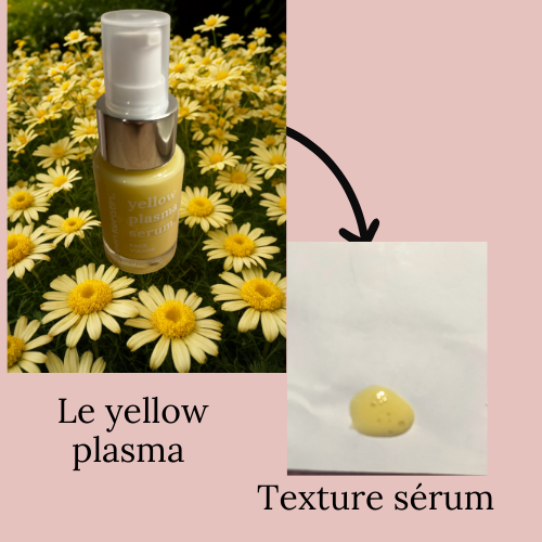 Yellow Plasma Green Keratin, sérum apaisant en texture riche pour calmer et revitaliser la peau