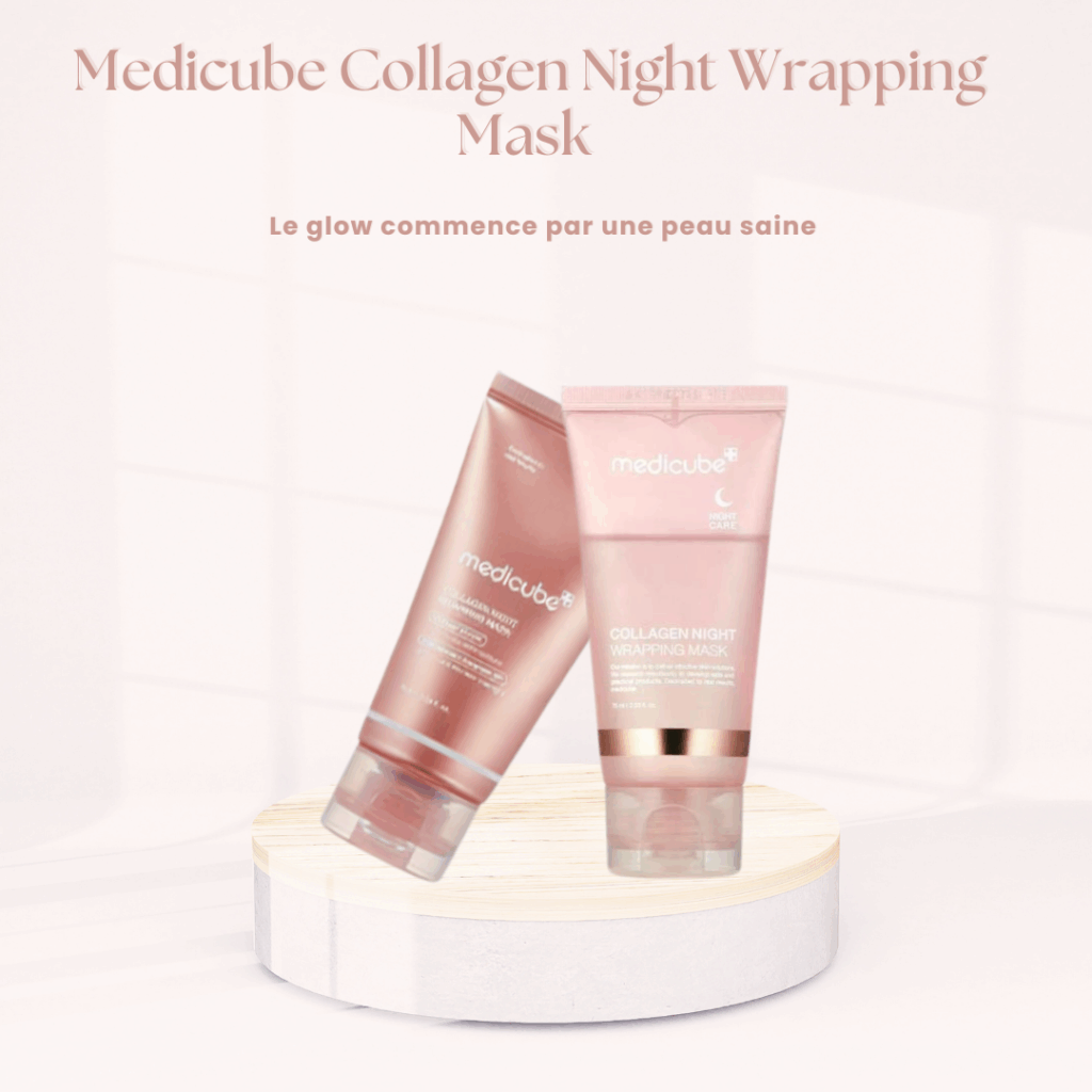 Medicube Collagen Night Wrapping Mask, masque de nuit au collagène pour nourrir et raffermir la peau pendant le sommeil